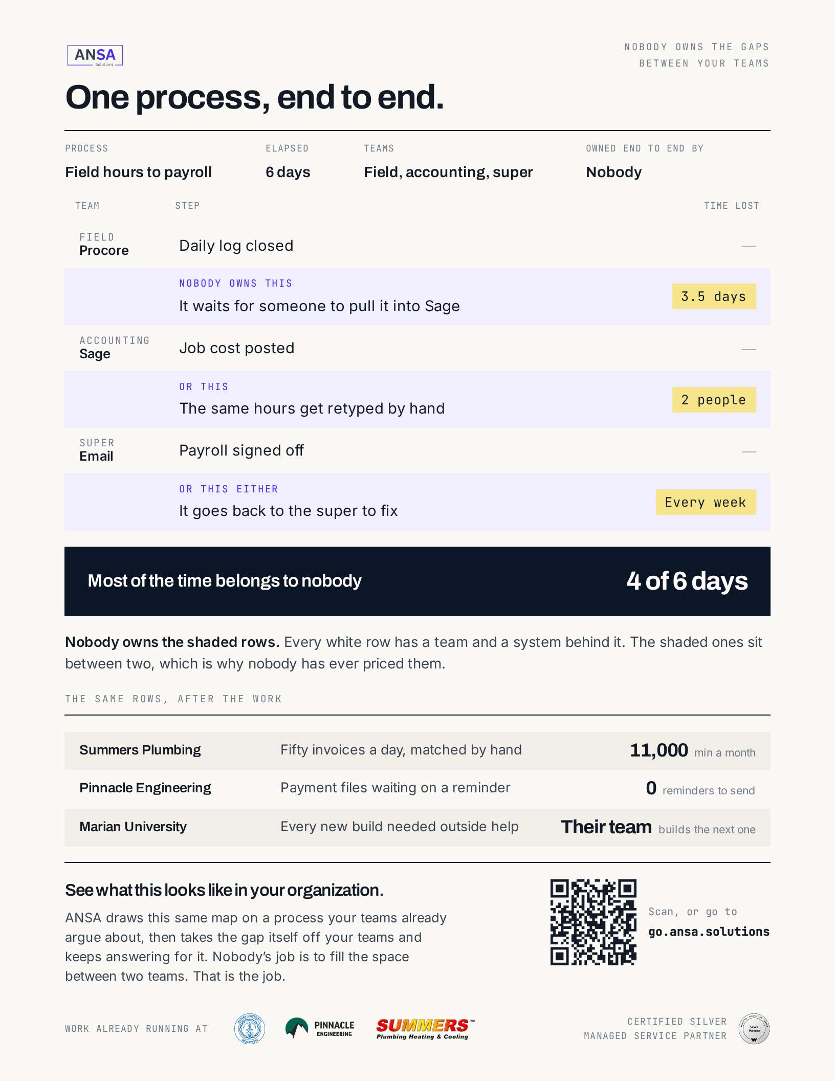 ANSA one page summary